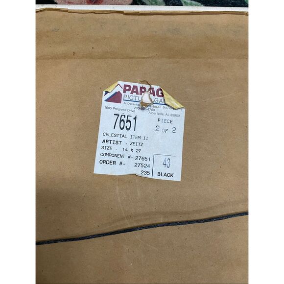 RARE Mary Beth Zeitz celestial Whimsigoth art print 90s vintage moon 2 - Picture 9 of 11